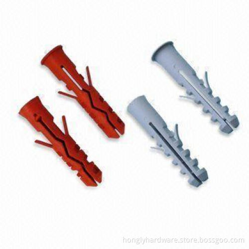 Nylon Plug Anchor, Optional Lips, Available in Length of 20 to 90mm